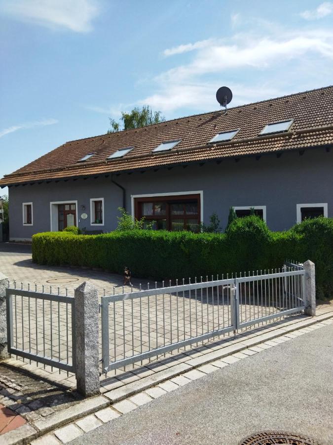 Aussergewoehnliche Atelierferienwohnung Mit Balkon An Der Donau Winzer Eksteriør billede