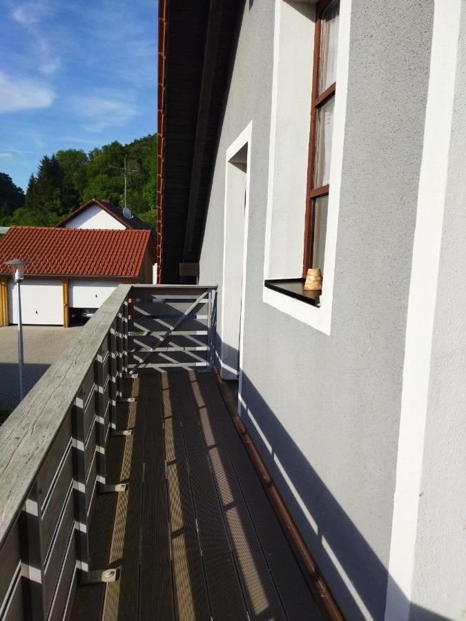 Aussergewoehnliche Atelierferienwohnung Mit Balkon An Der Donau Winzer Eksteriør billede